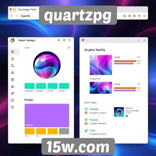 Análise da interface do usuário do quartzpg
